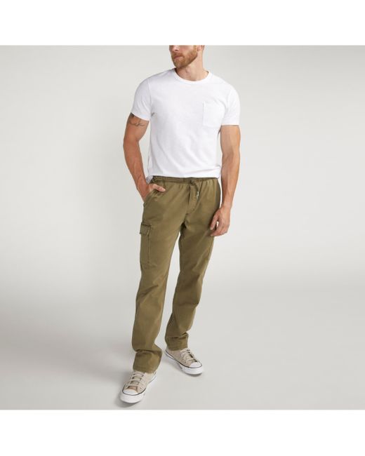 Silver Jeans Co. . Essential Twill Pull-On Cargo Pants