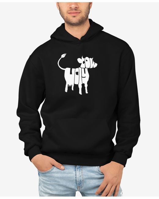 La Pop Art Holy Cow Word Art Hooded Sweatshirt