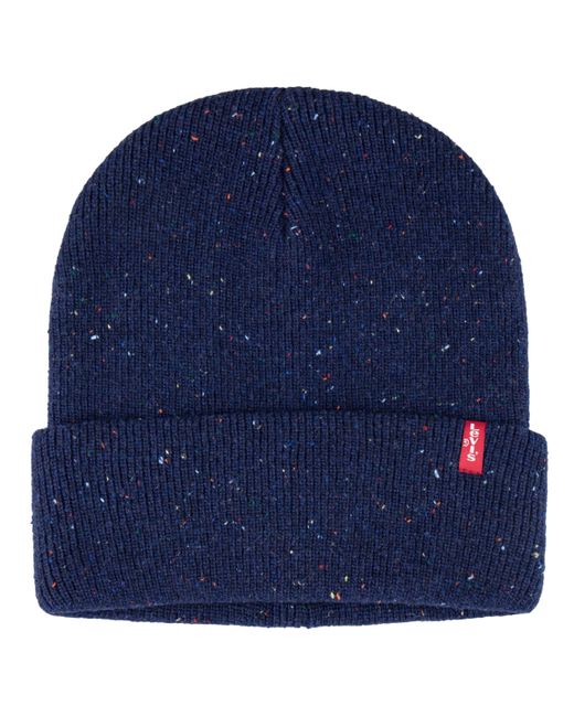Levi's Speckled Donegal Rib Knit Cuffed Beanie
