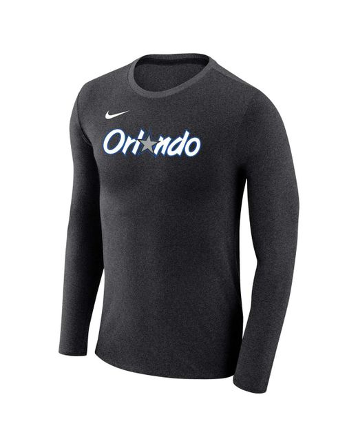 Nike Orlando Magic Classic Edition Marled Long Sleeve T-shirt