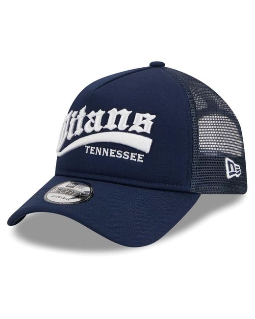 New Era Tennessee Titans Caliber Trucker 9FORTY Adjustable Hat