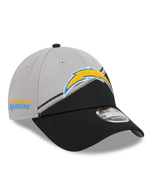 New Era Black Los Angeles Chargers 2023 Sideline 9FORTY Adjustable Hat