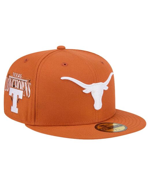 New Era Texas Longhorns Throwback 59FIFTY Fitted Hat
