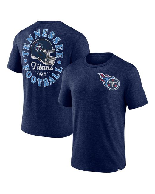 Profile Tennessee Titans Big and Tall Two-Hit Throwback T-shirt