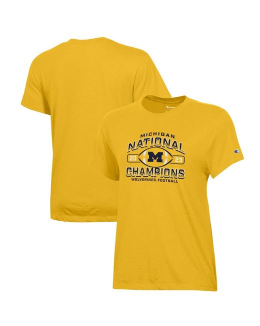 Champion Michigan Wolverines College Football Playoff 2023 National Champions T-shirt