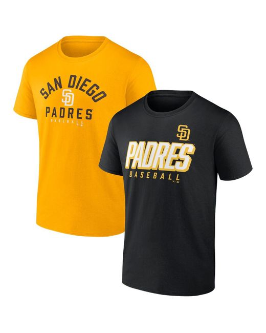 Fanatics Gold San Diego Padres Player Pack T-shirt Combo Set