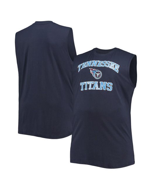 Fanatics Tennessee Titans Big and Tall Muscle Tank Top