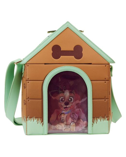 Loungefly Disney I Heart Dogs Doghouse Crossbody Bag