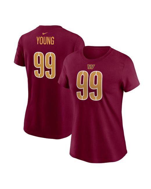 Nike Chase Young Washington Commanders Player Name and Number T-shirt
