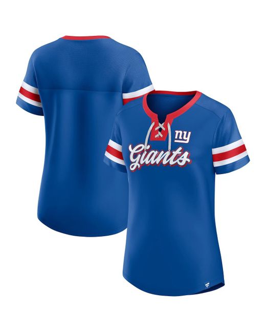 Fanatics New York Giants Original State Lace-Up T-shirt