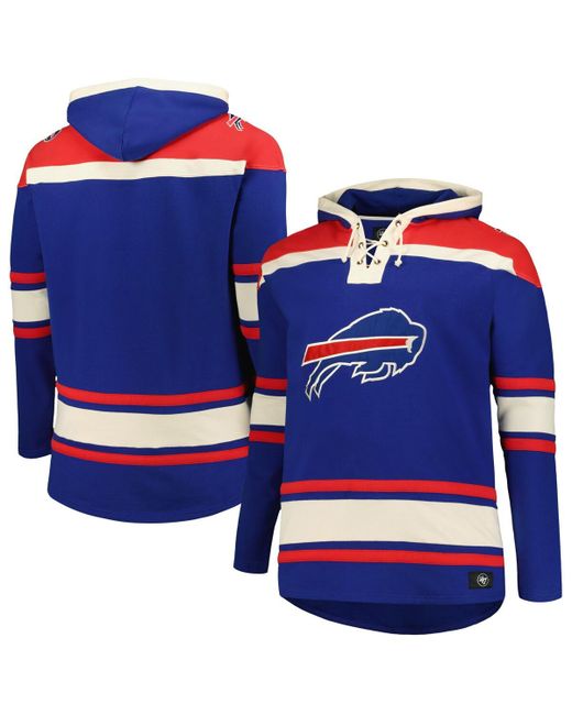 '47 Brand 47 Brand Buffalo Bills Big and Tall Superior Lacer Pullover Hoodie