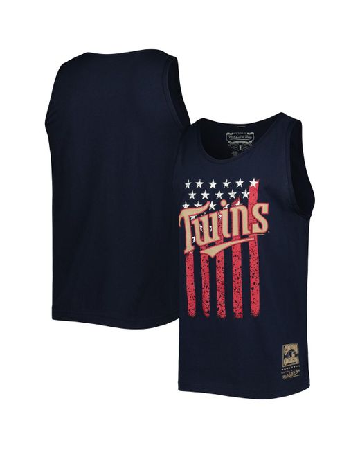 Mitchell & Ness Minnesota Twins Cooperstown Collection Stars and Stripes Tank Top