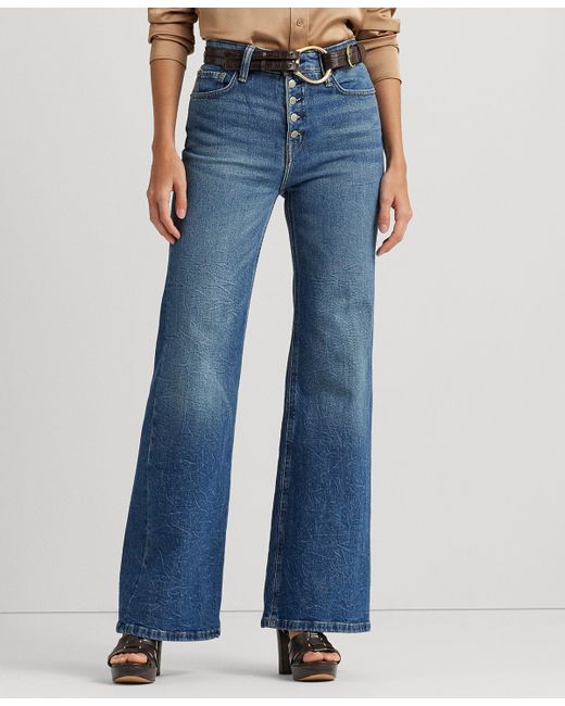 Lauren Ralph Lauren High-Rise Flare Jeans