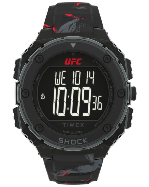 Timex Ufc Shockxl Digital Polyurethane Watch 50mm