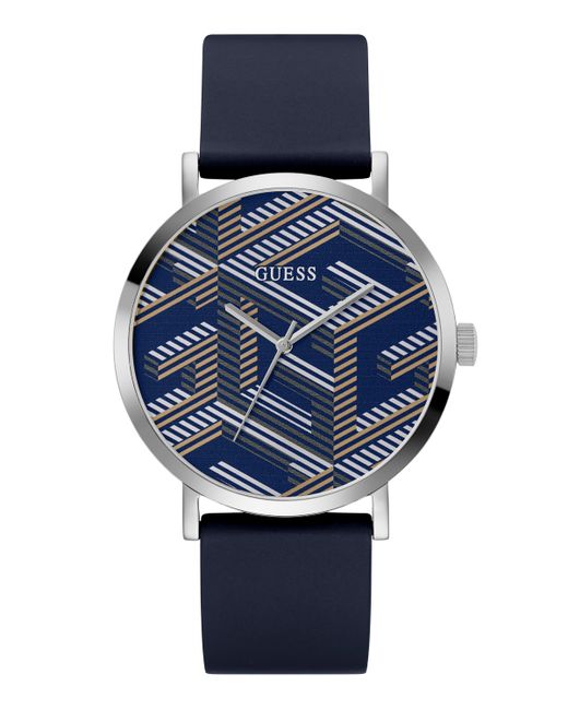 Guess Analog Silicone Watch 44mm