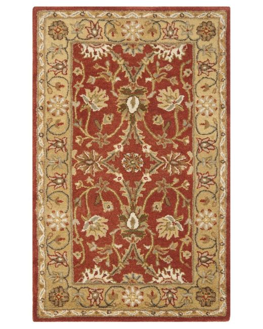 Safavieh Antiquity At249 and Gold 3 x 5 Area Rug