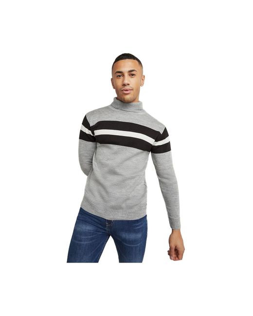 Campus Sutra Relaxed Horizontal Striped Pullover Sweater