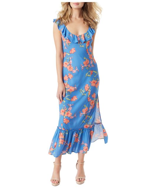 Jessica Simpson Raya Ruffle-Trim Slip Dress