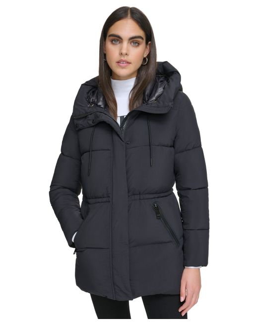 Calvin Klein Hooded Anorak Puffer Coat