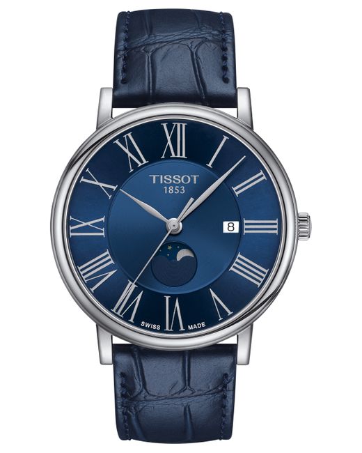 Tissot Carson Premium Gent Moonphase Leather Strap Watch 40mm