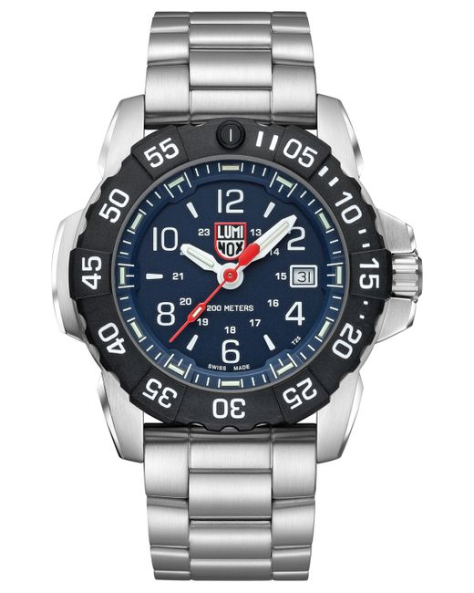 Luminox Swiss Navy Seal Rsc Stainless Steel Bracelet Watch 45mm