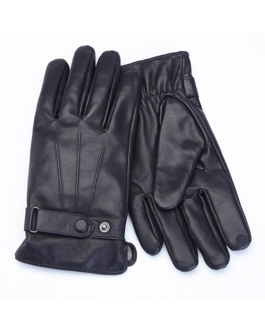 ROYCE New York Lambskin Touchscreen Cashmere Gloves