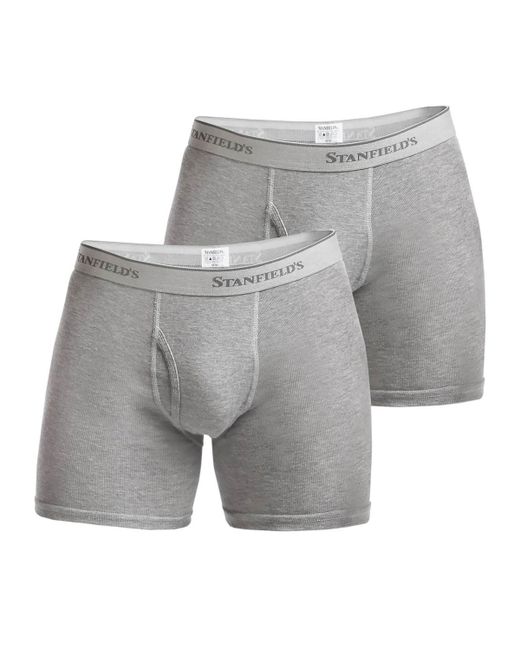 Stanfield's Supreme Cotton Blend Boxer Briefs Pack of 2
