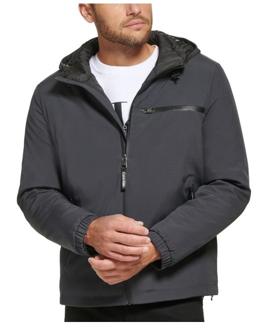 Calvin Klein Infinite Stretch Water-Resistant Hooded Jacket