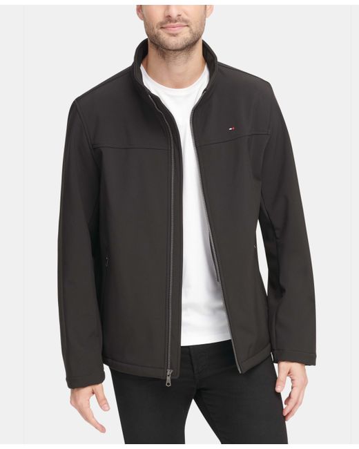 Tommy Hilfiger Soft-Shell Classic Zip-Front Jacket