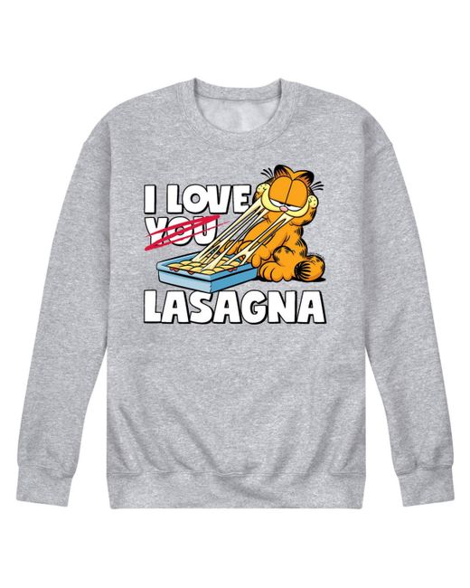 Airwaves Garfield Love Lasagna Fleece Sweatshirt