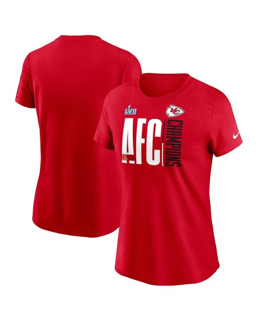 Nike Kansas City Chiefs 2022 Afc Champions Iconic T-shirt