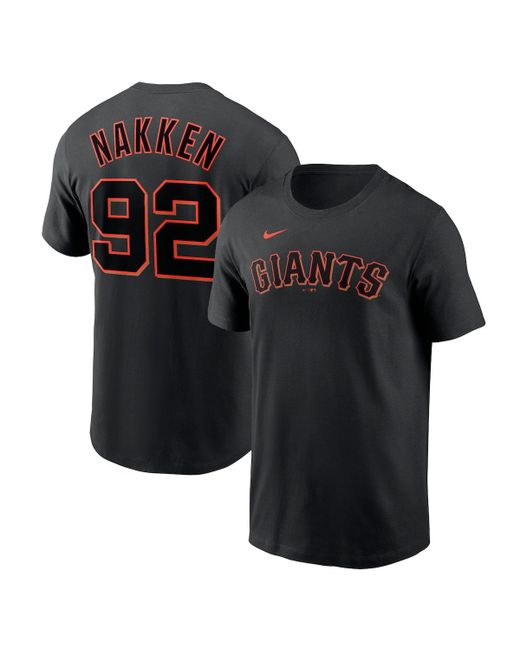 Nike Alyssa Nakken San Francisco Giants Name and Number T-shirt