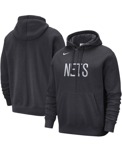Nike Brooklyn Nets Courtside Versus Stitch Split Pullover Hoodie