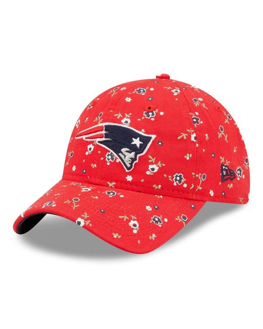 New Era New England Patriots Floral 9TWENTY Adjustable Hat