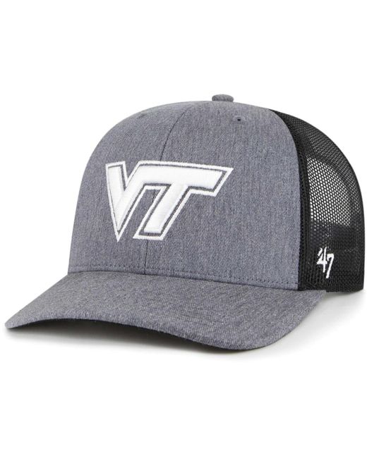 '47 Brand 47 Brand Virginia Tech Hokies Carbon Trucker Adjustable Hat