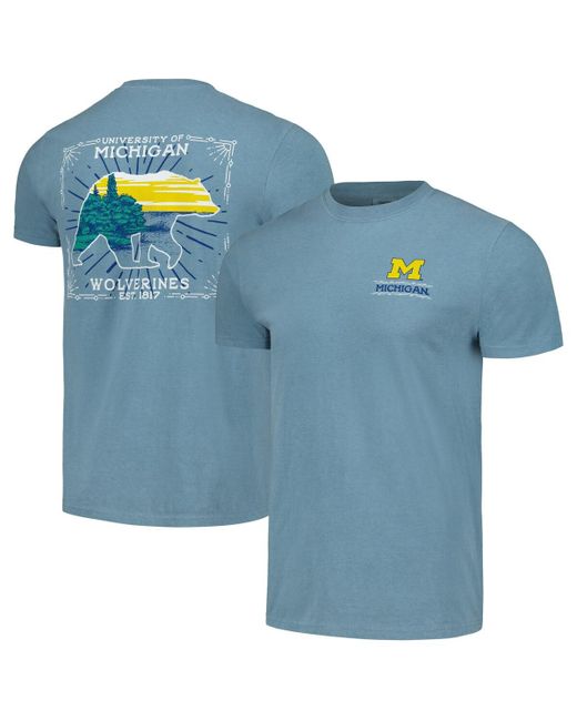 Image One Michigan Wolverines State Scenery Comfort Colors T-shirt