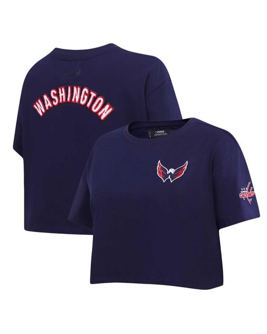 Pro Standard Washington Capitals Classic Boxy Cropped T-shirt