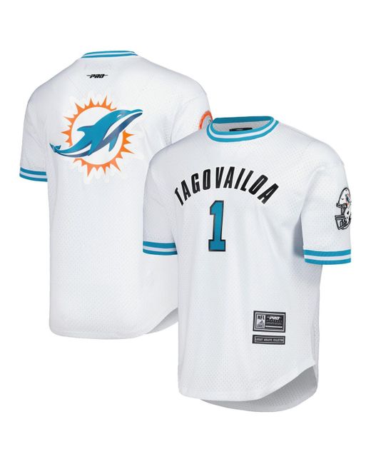 Pro Standard Tua Tagovailoa Miami Dolphins Player Name and Number Mesh T-shirt