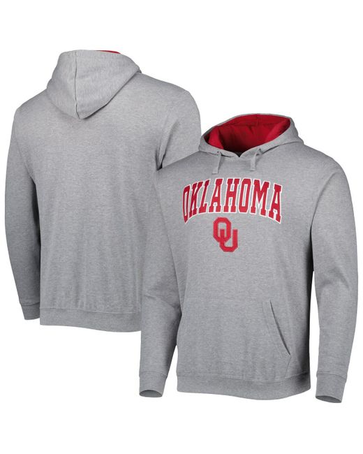 Colosseum Oklahoma Sooners Arch Team Logo 3.0 Pullover Hoodie