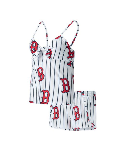 Concepts Sport Boston Red Sox Reel Allover Print Tank Top and Shorts Sleep Set