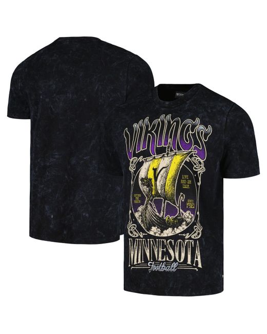 The Wild Collective and Distressed Minnesota Vikings Tour Band T-shirt