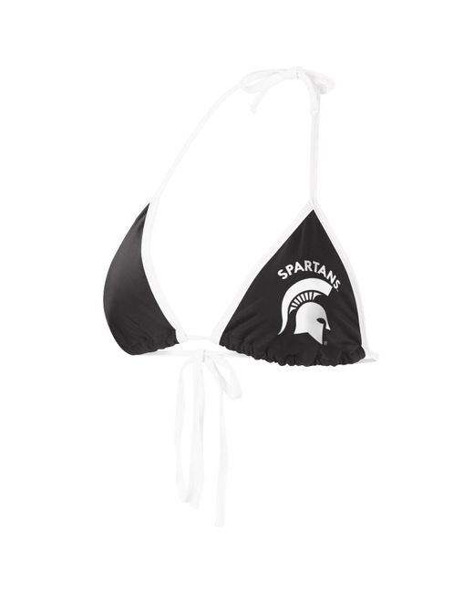 G-iii 4her By Carl Banks Michigan State Spartans Perfect Match Bikini Top