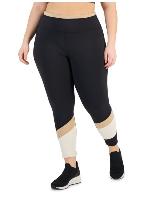 Id Ideology Plus High Rise Colorblock 7/8 Leggings Created for