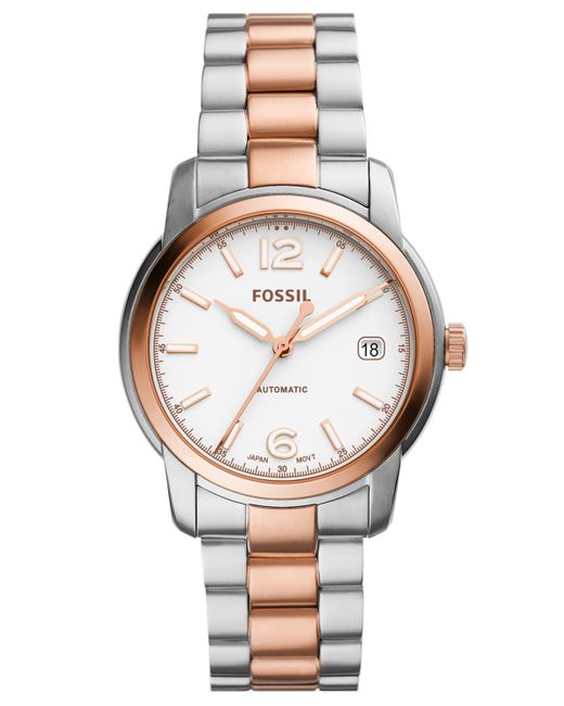 Fossil Heritage Automatic Stainless Steel Watch 38mm