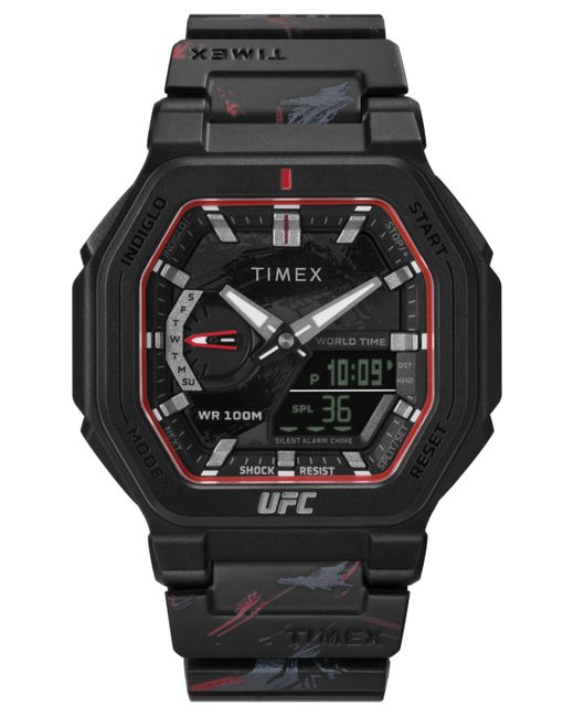 Timex Ufc Colossus Analog-Digital Polyurethane Watch 45mm