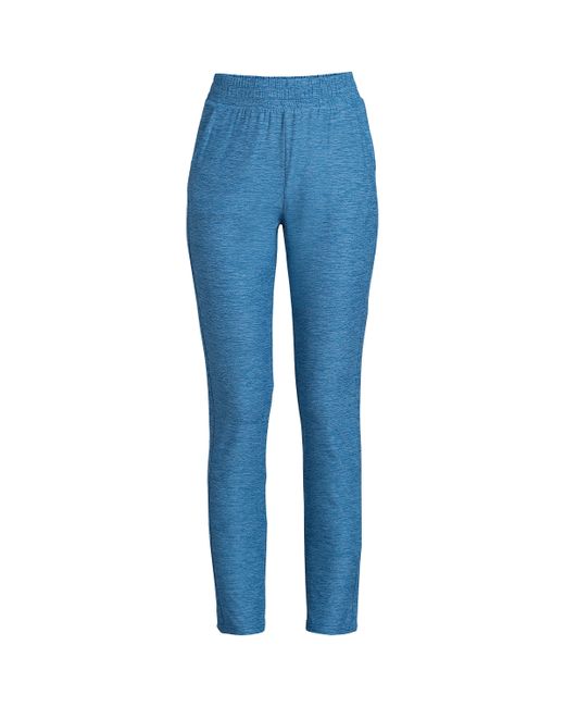 Lands' End Plus Active High Rise Soft Performance Refined Tapered Ankle Pants