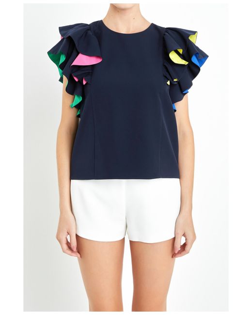 English Factory Multi Contrast Top