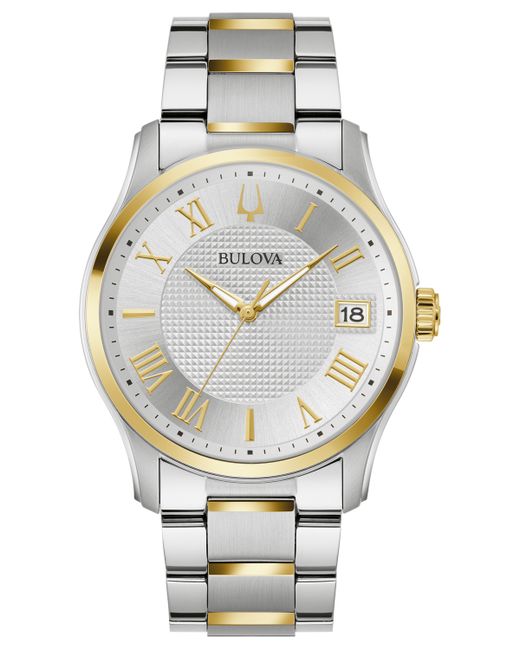 Bulova Classic Wilton Stainless Steel Bracelet Watch 41mm