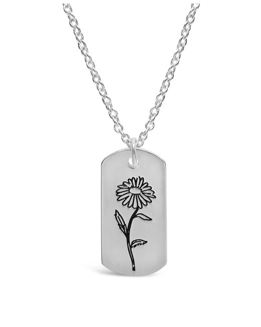 Sterling Forever Birth Flower Necklace Daisy/
