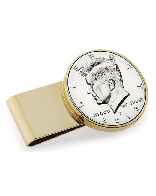 American Coin Treasures Proof Jfk Half Dollar Stainless Steel Coin Money Clip